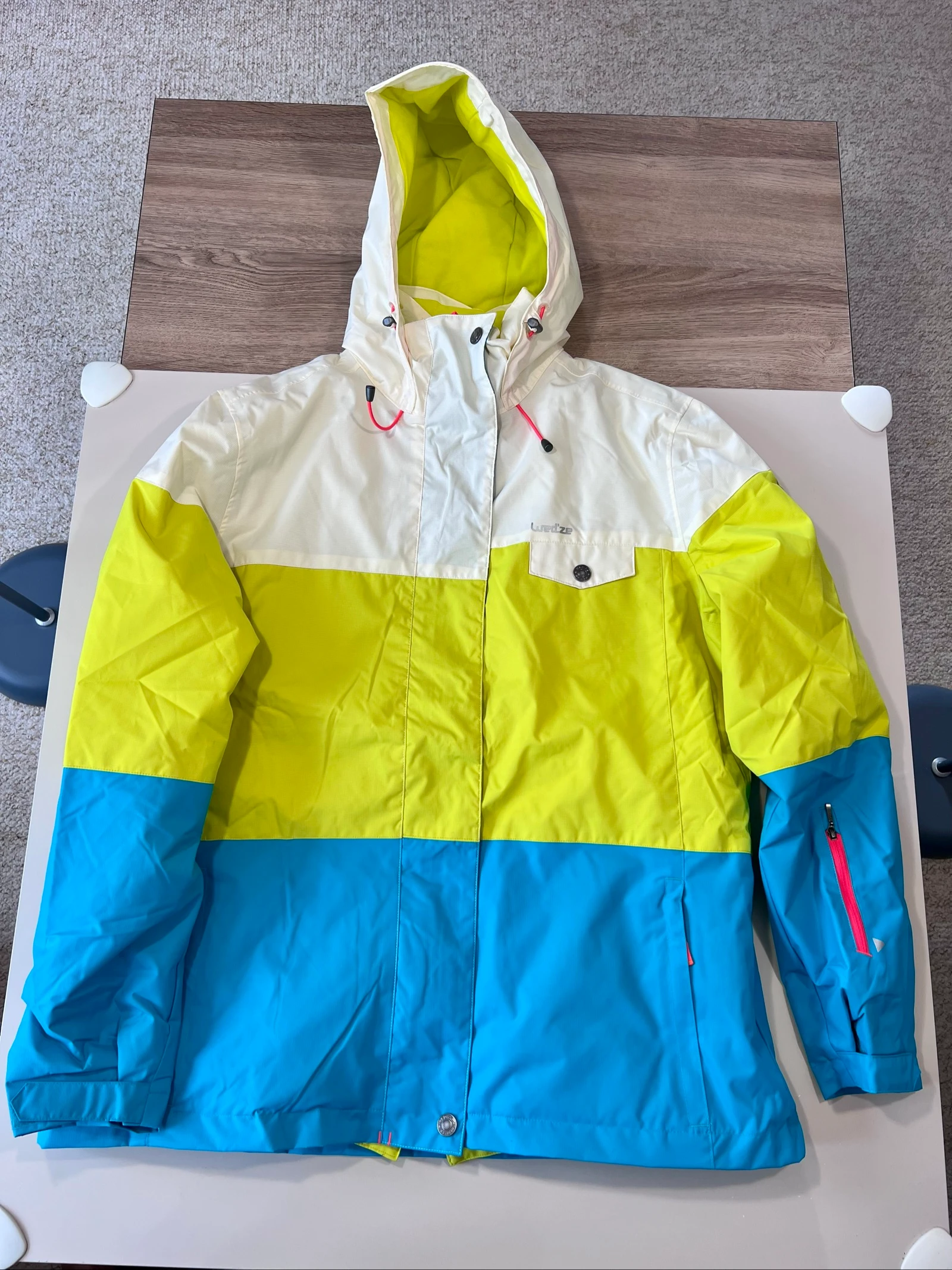 Veste de ski / snowboard Wed'ze Free 300 Tricolore - Taille XL (Decathlon)